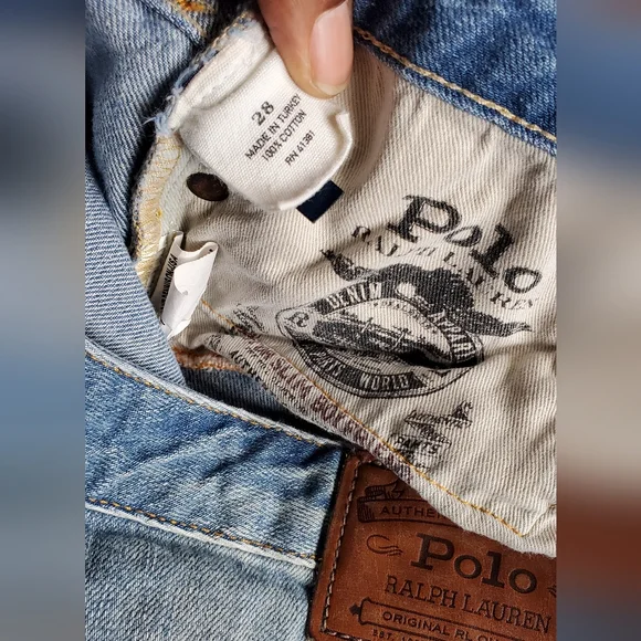 Polo by Ralph Lauren Distressed Blue Jeans - Picture 6 of 9